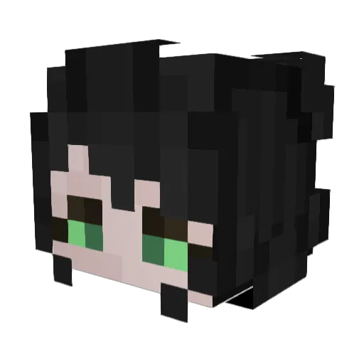 teimturnep Minecraft avatar head, 3D render