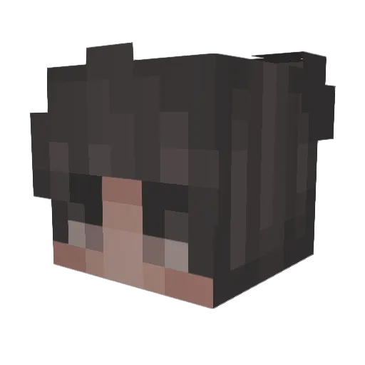 teixeira_fcp Minecraft avatar head, 3D render
