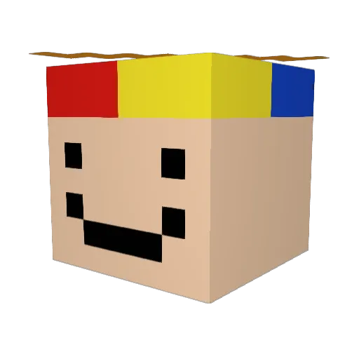 tekk1ll Minecraft avatar head, 3D render