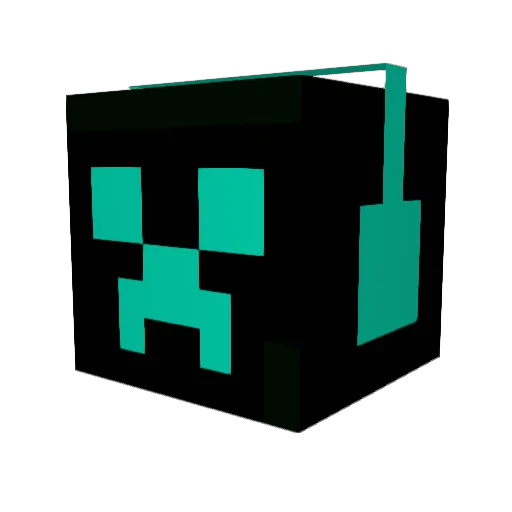teknoguy1212 Minecraft avatar head, 3D render