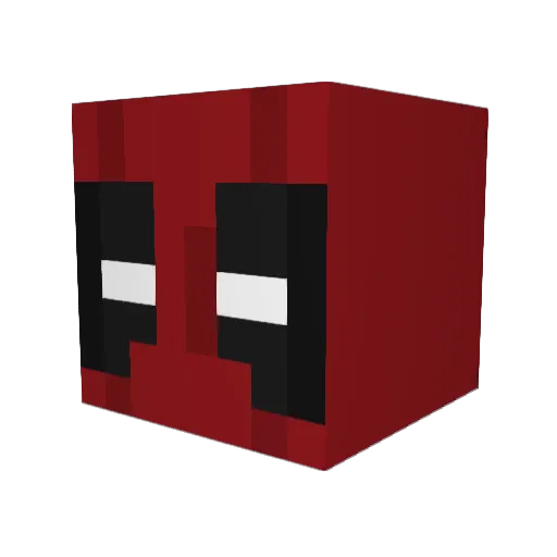 teleLP Minecraft avatar head, 3D render