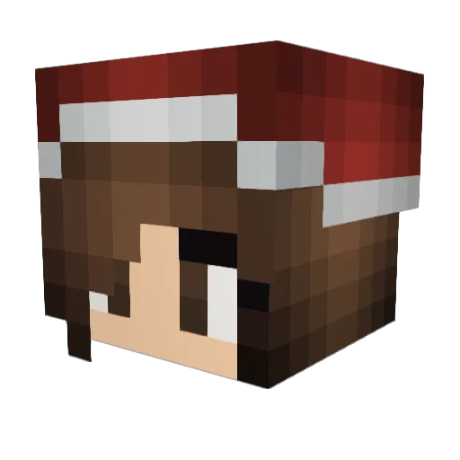 tele_czachastock Minecraft avatar head, 3D render