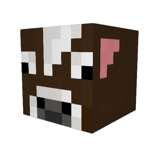 telebloxberg Minecraft avatar head, 3D render