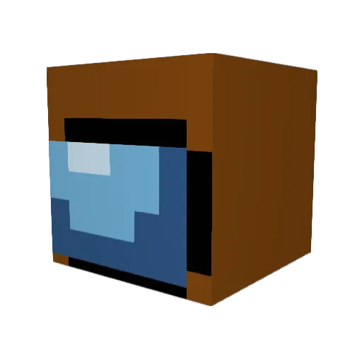 teletappi1230 Minecraft avatar head, 3D render