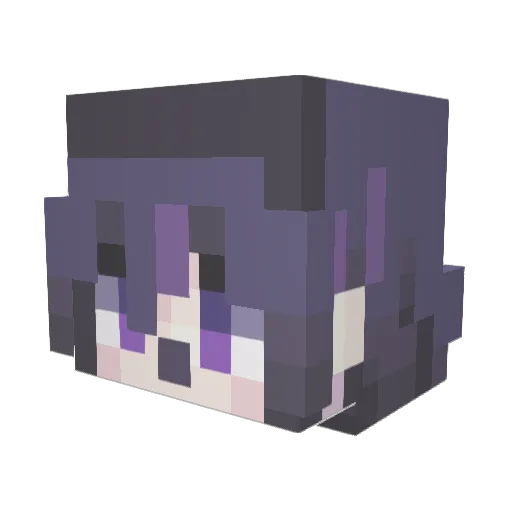 televangellist Minecraft avatar head, 3D render