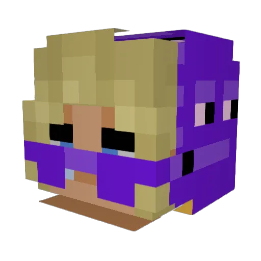 tellan2468 Minecraft avatar head, 3D render