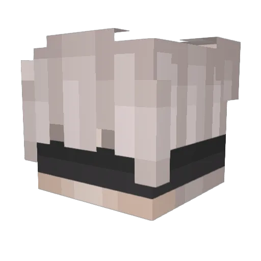 tellbreak Minecraft avatar head, 3D render
