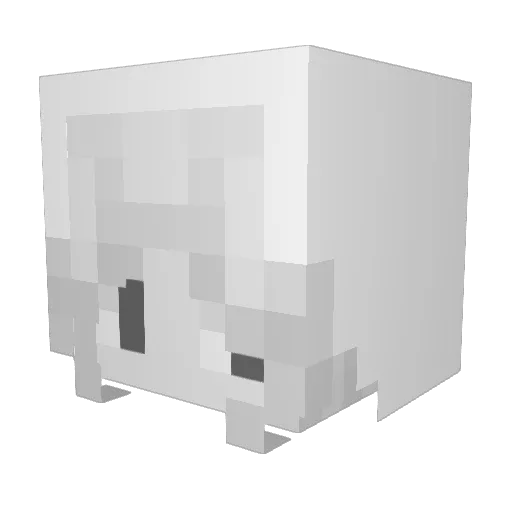 tellion Minecraft avatar head, 3D render