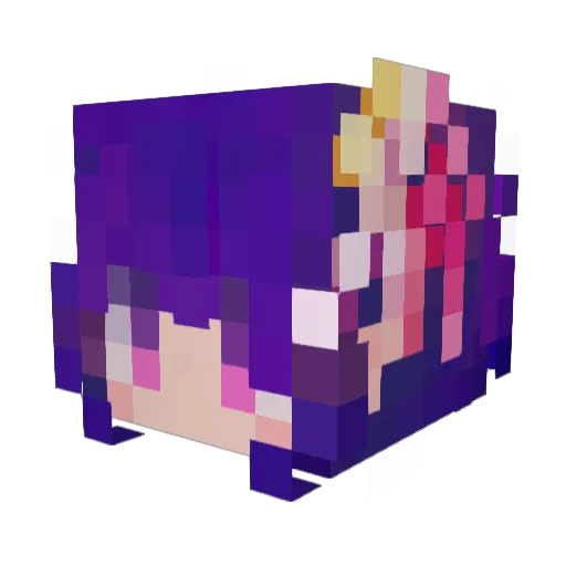 telly1324g Minecraft avatar head, 3D render