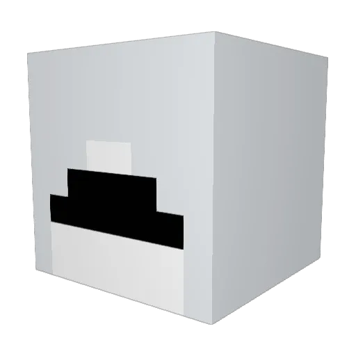 telysmo Minecraft avatar head, 3D render