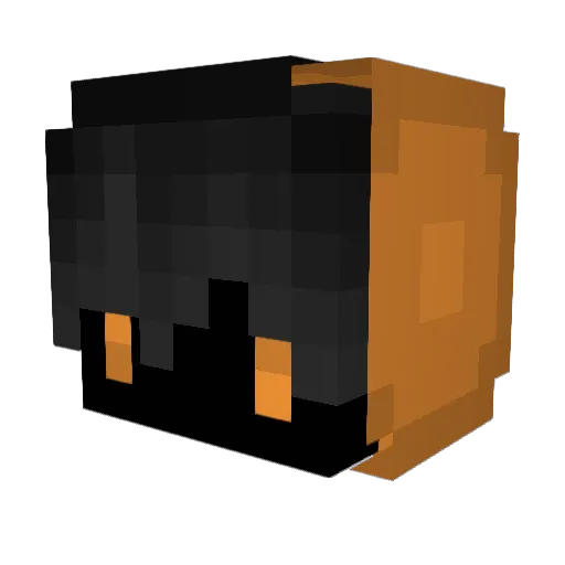 temacooooo Minecraft avatar head, 3D render