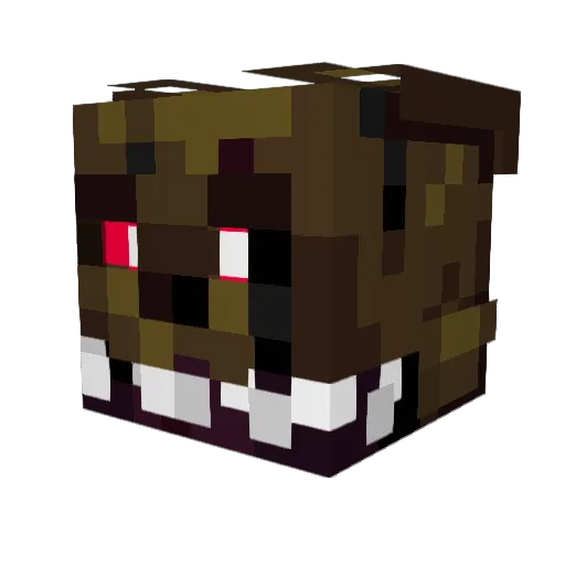 temar1 Minecraft avatar head, 3D render