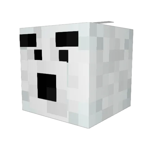 teme586 Minecraft avatar head, 3D render