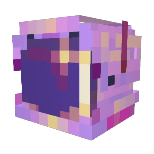 temes43 Minecraft avatar head, 3D render