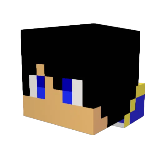 temn0s Minecraft avatar head, 3D render