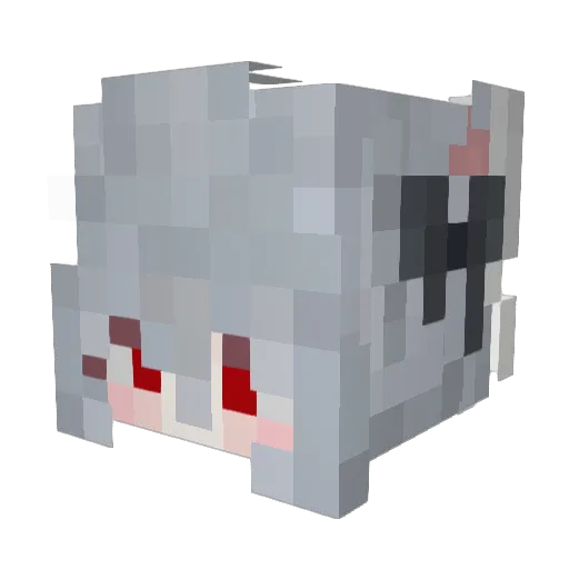 temon_fan Minecraft avatar head, 3D render