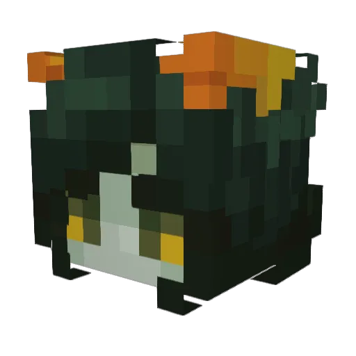 temperedGuisarme Minecraft avatar head, 3D render