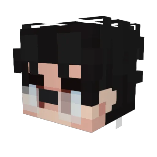 tempesthy Minecraft avatar head, 3D render