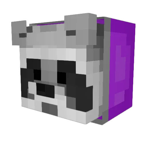 tempestlunati Minecraft avatar head, 3D render