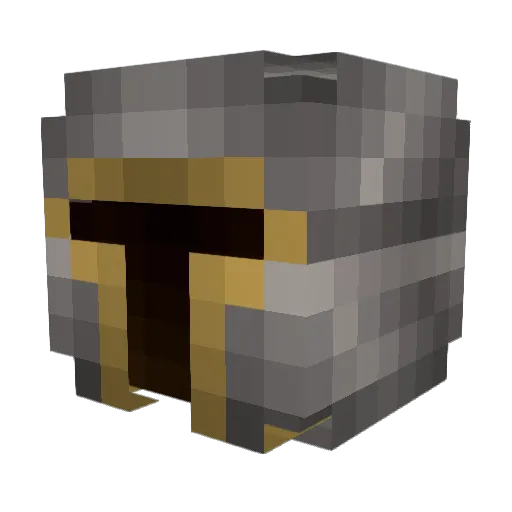 templar450 Minecraft avatar head, 3D render