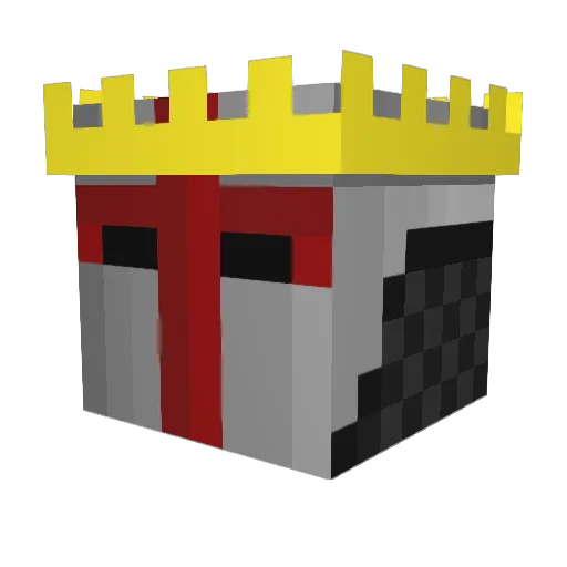 templar_calgar Minecraft avatar head, 3D render