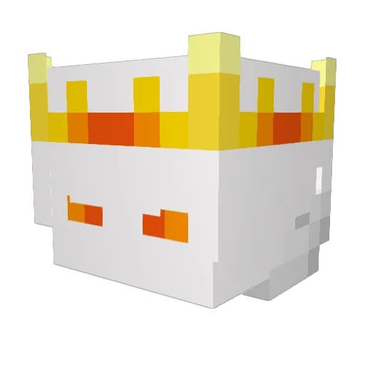 tempname068 Minecraft avatar head, 3D render