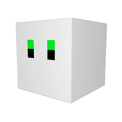 ten1412 Minecraft avatar head, 3D render