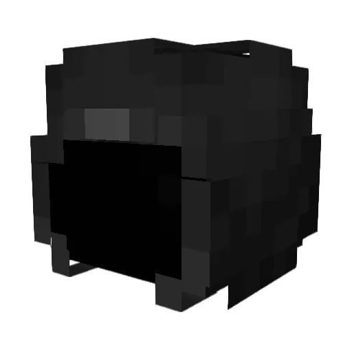 ten9ten9 Minecraft avatar head, 3D render