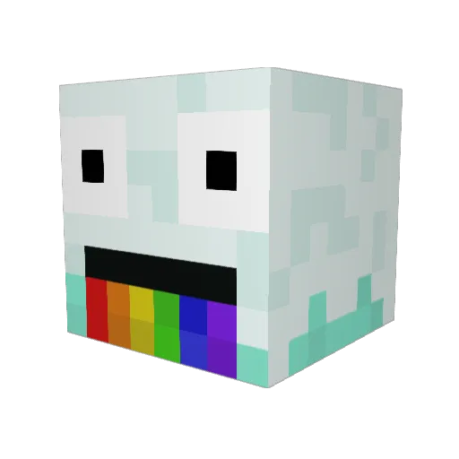 tenebroxx Minecraft avatar head, 3D render