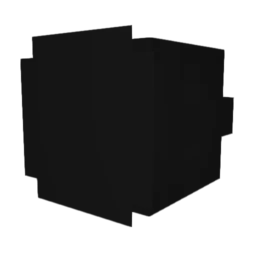tenfourfive Minecraft avatar head, 3D render