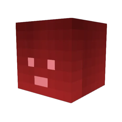 tengisun Minecraft avatar head, 3D render