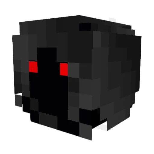 tenglu Minecraft avatar head, 3D render