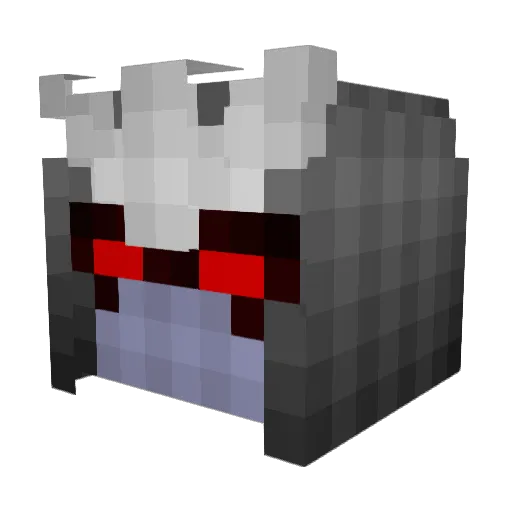 tengushredder_ Minecraft avatar head, 3D render