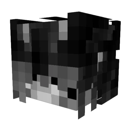 tenheit Minecraft avatar head, 3D render