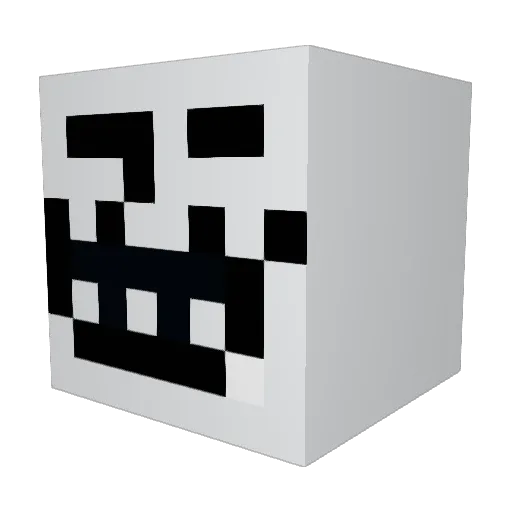 tenko_chilante_ Minecraft avatar head, 3D render