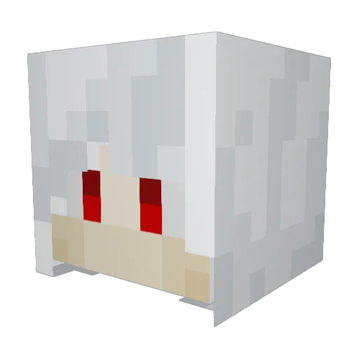 tenkofic Minecraft avatar head, 3D render