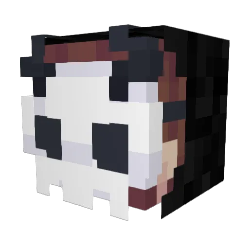 tennesyrian Minecraft avatar head, 3D render