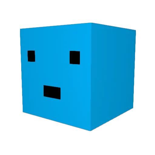 tennhiku Minecraft avatar head, 3D render