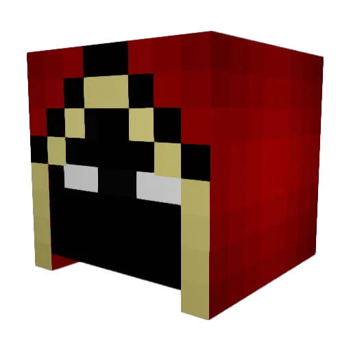 tenori99 Minecraft avatar head, 3D render