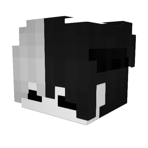 tens21 Minecraft avatar head, 3D render