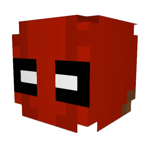 tensiv3 Minecraft avatar head, 3D render