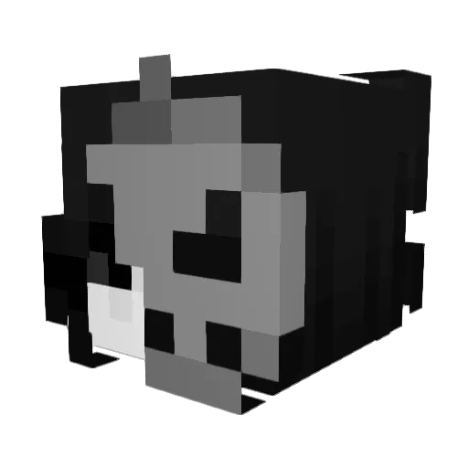 tensolein Minecraft avatar head, 3D render