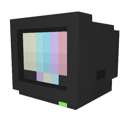 tentadog Minecraft avatar head, 3D render