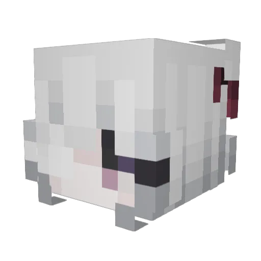 tenten29 Minecraft avatar head, 3D render