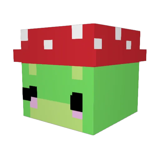 tenutski Minecraft avatar head, 3D render