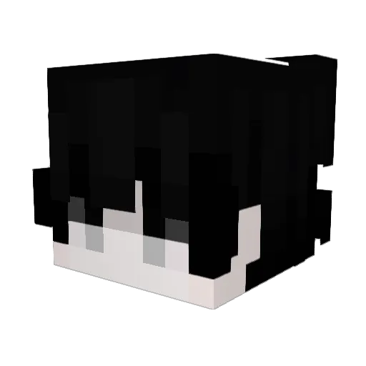tenxu Minecraft avatar head, 3D render