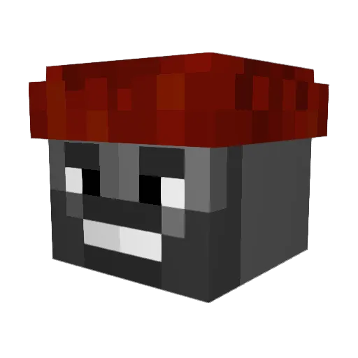 teoleosneo Minecraft avatar head, 3D render