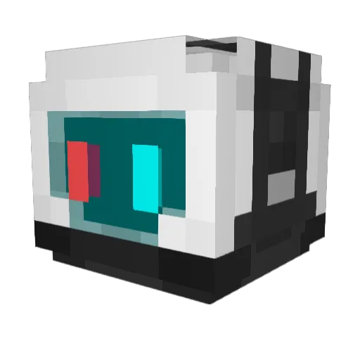 teote666 Minecraft avatar head, 3D render