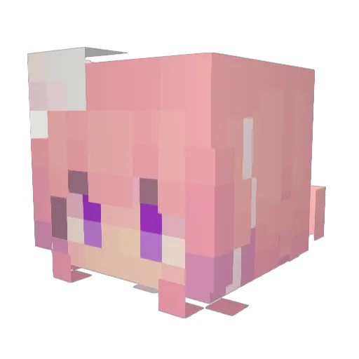 tepeshii Minecraft avatar head, 3D render
