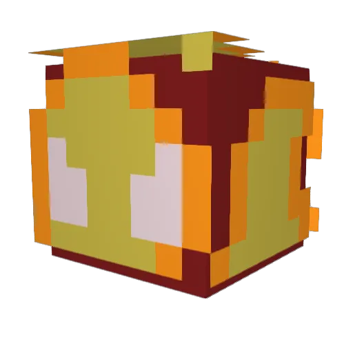 tepikbo Minecraft avatar head, 3D render